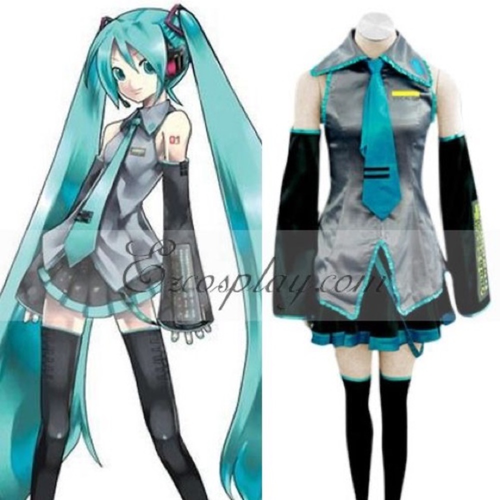 hatsune miku cosplay full outfit